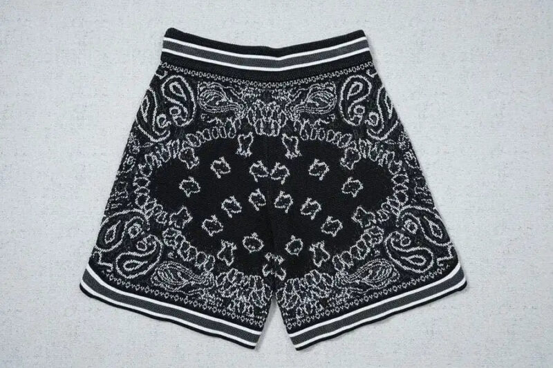 Amiri Bandana Crochet Basketball Shorts