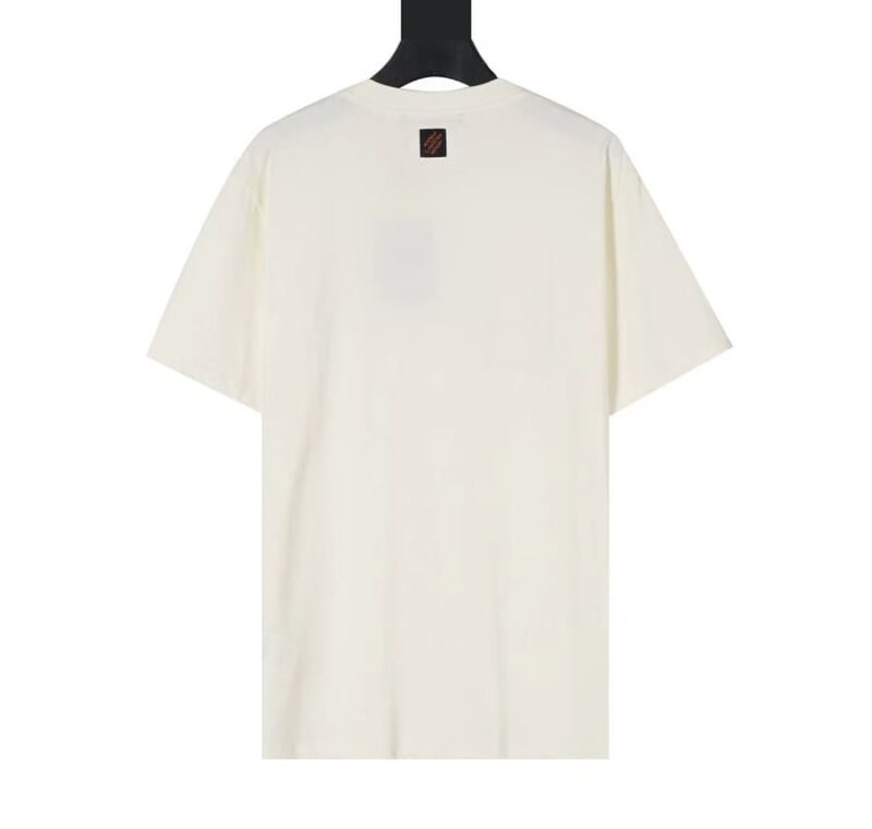 Camiseta Louis Vuitton White Embroidered Lovers