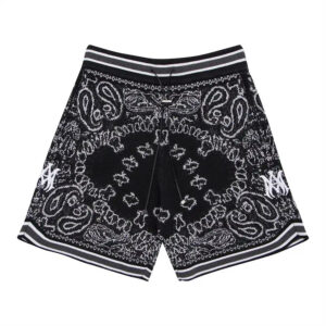 Amiri Bandana Crochet Basketball Shorts